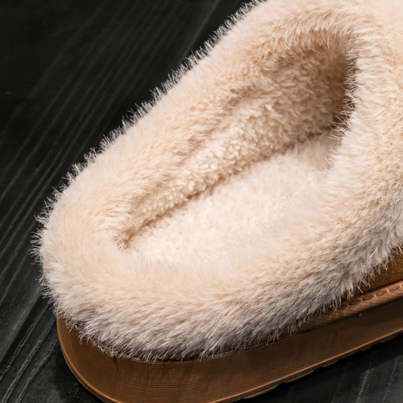 Fluffy Indoor Winter Slippers oldmoney