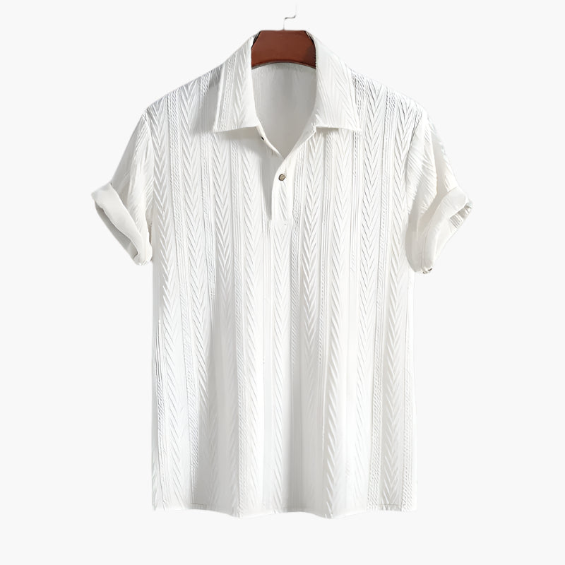 Jacquard Textured T-shirt Real Old Money