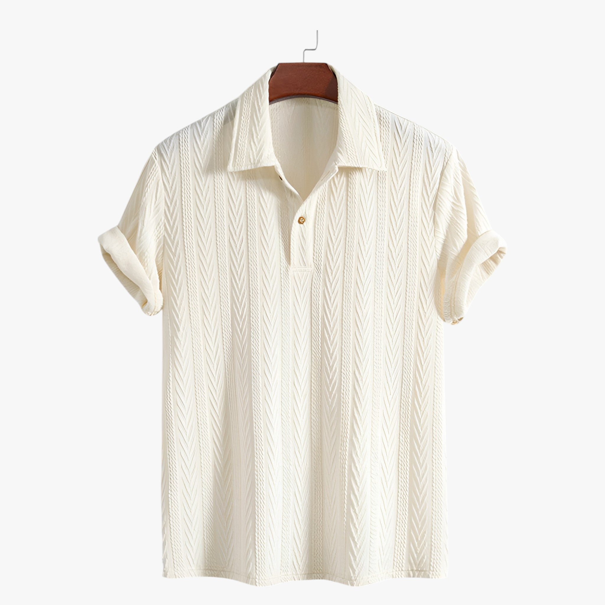 Jacquard Textured T-shirt Real Old Money
