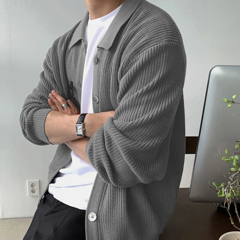 Knitted Cardigan Coffee Jacket ROM