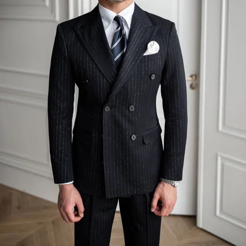 Metallic Stripe Suit
