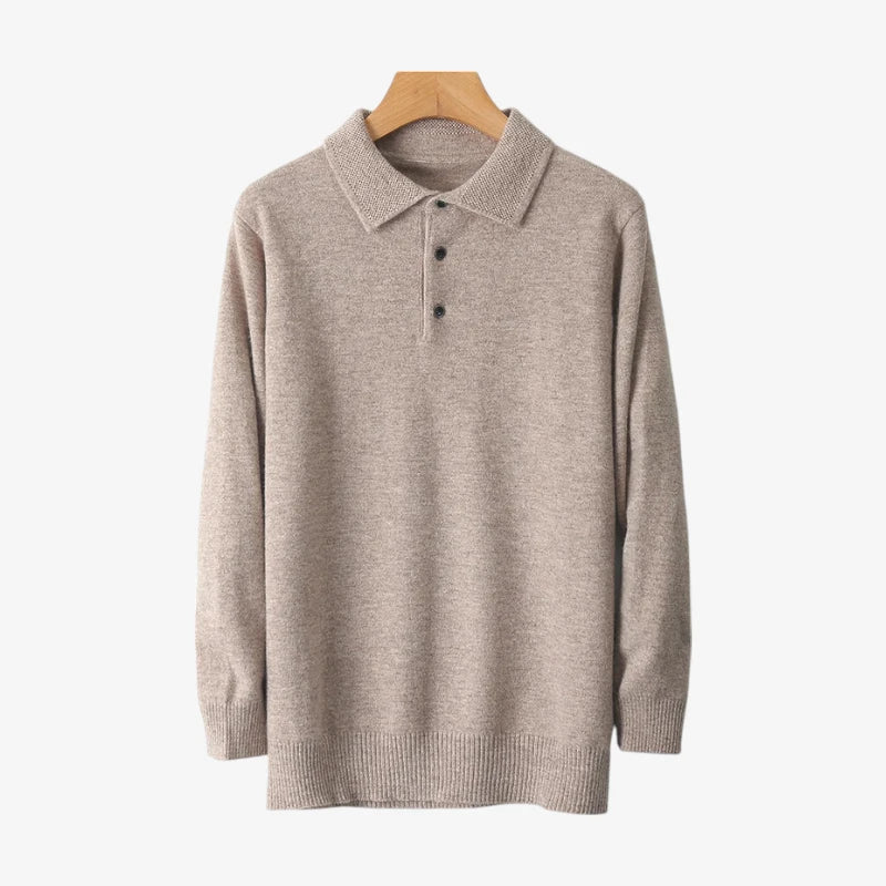 Monarch Knit Polo Pullover Real Old Money
