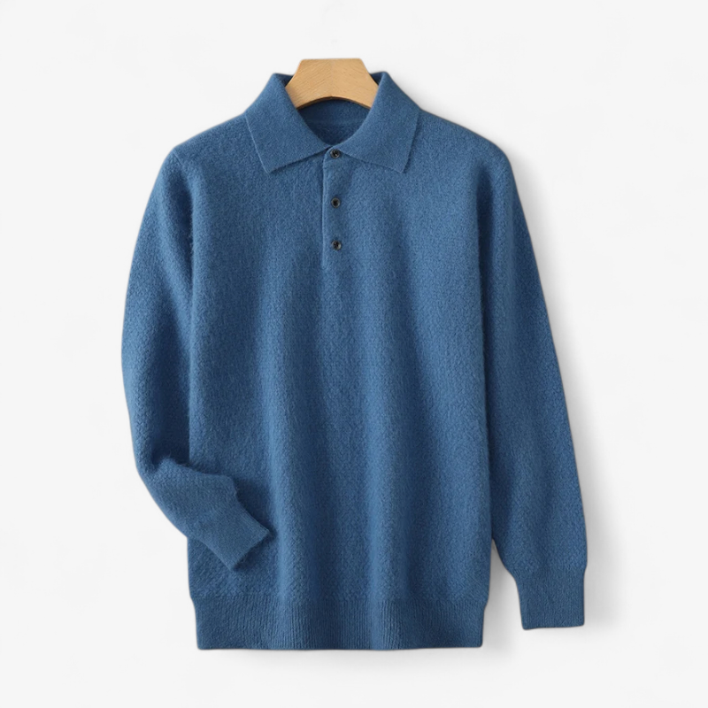 Monarch Knit Polo Pullover Real Old Money