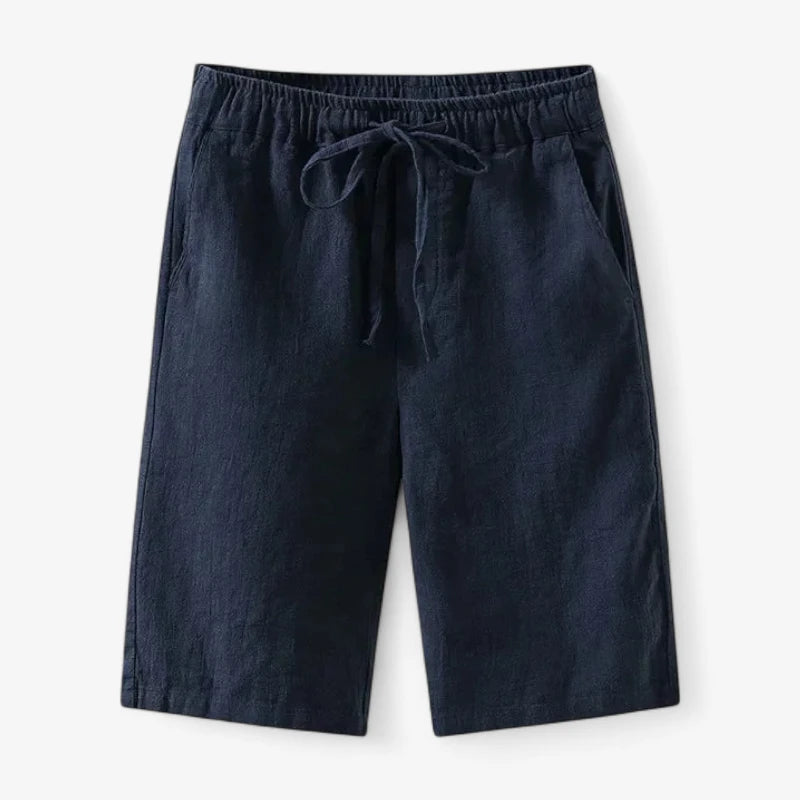 Old Money Drawstring Linen Shorts Real Old Money