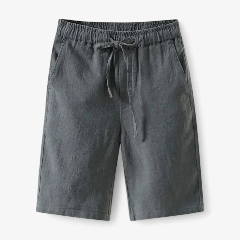 Old Money Drawstring Linen Shorts Real Old Money