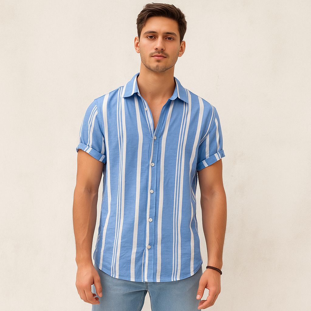 Old Money Striped Casual Shirt Real Old Money