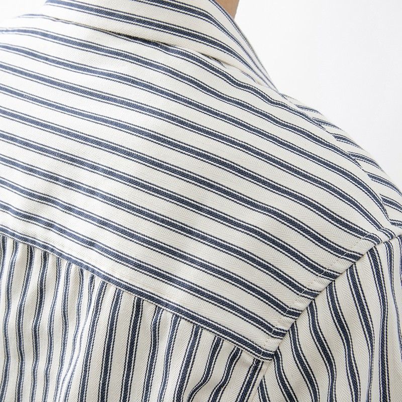 Old Money Vertical Stripe Button-Up Shirt Real Old Money