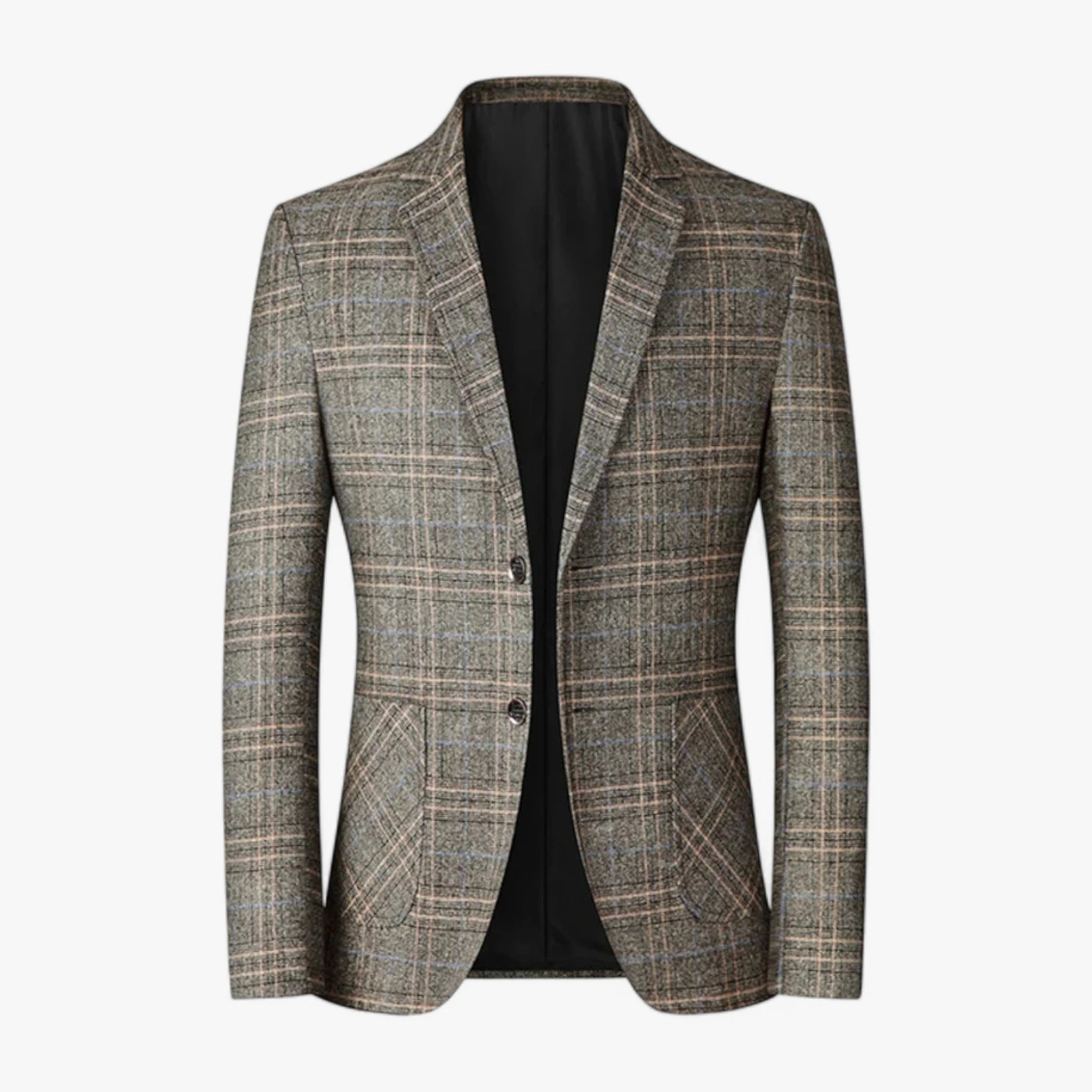 Plaid Smart Casual Blazer ROM