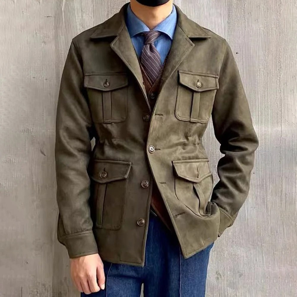 Sahara Linen Utility Jacket Real Old Money