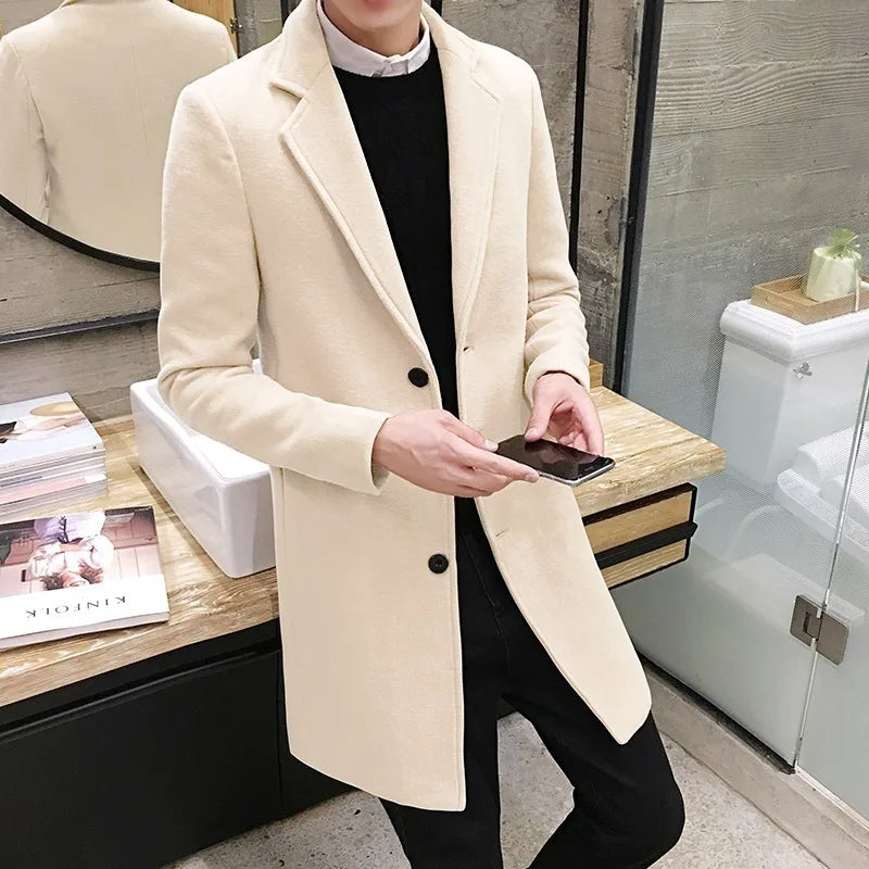 Slim-Fit Trench Coat