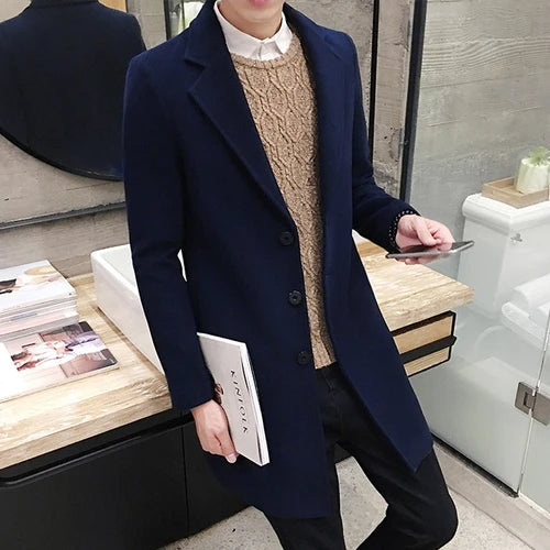 Slim-Fit Trench Coat Real Old Money