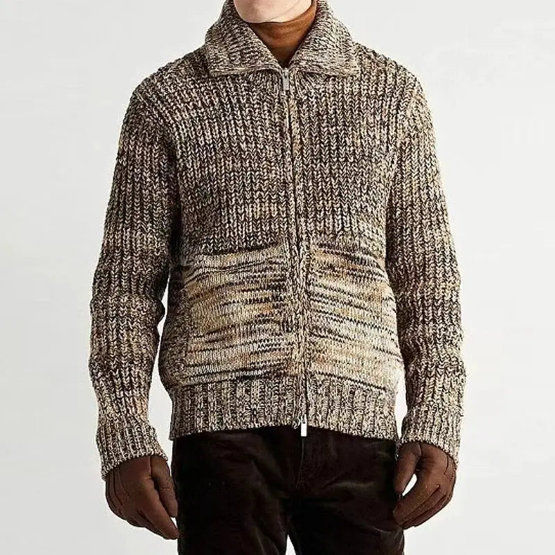 Stylish Knit Outerwear Sweater