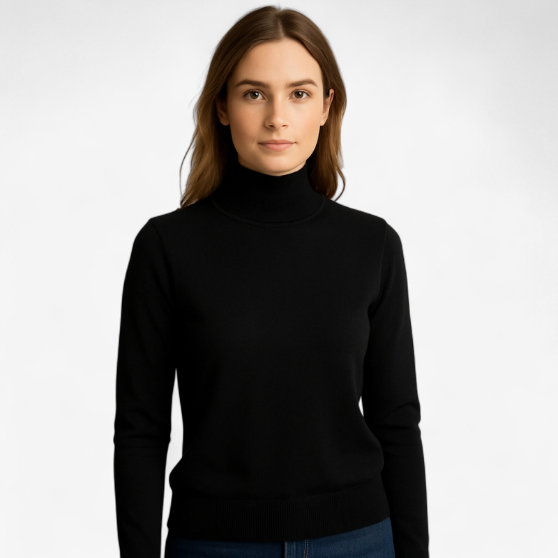 Turtleneck Slim Sweater Old Money