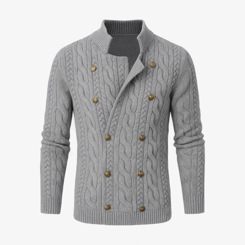 Vintage Jacquard Knitting Jacket Slavons
