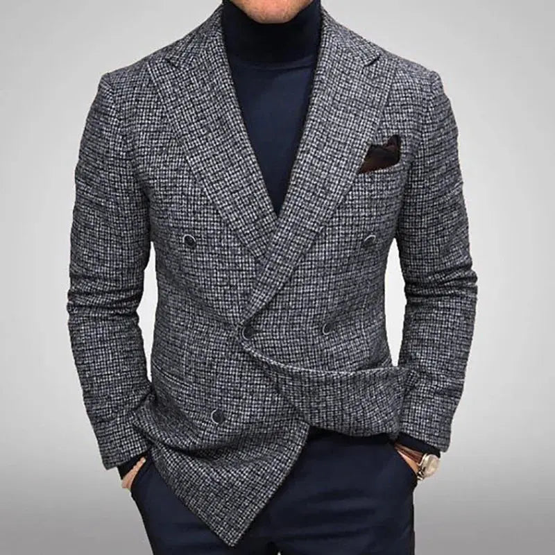 Vintage Plaid Suit Coat