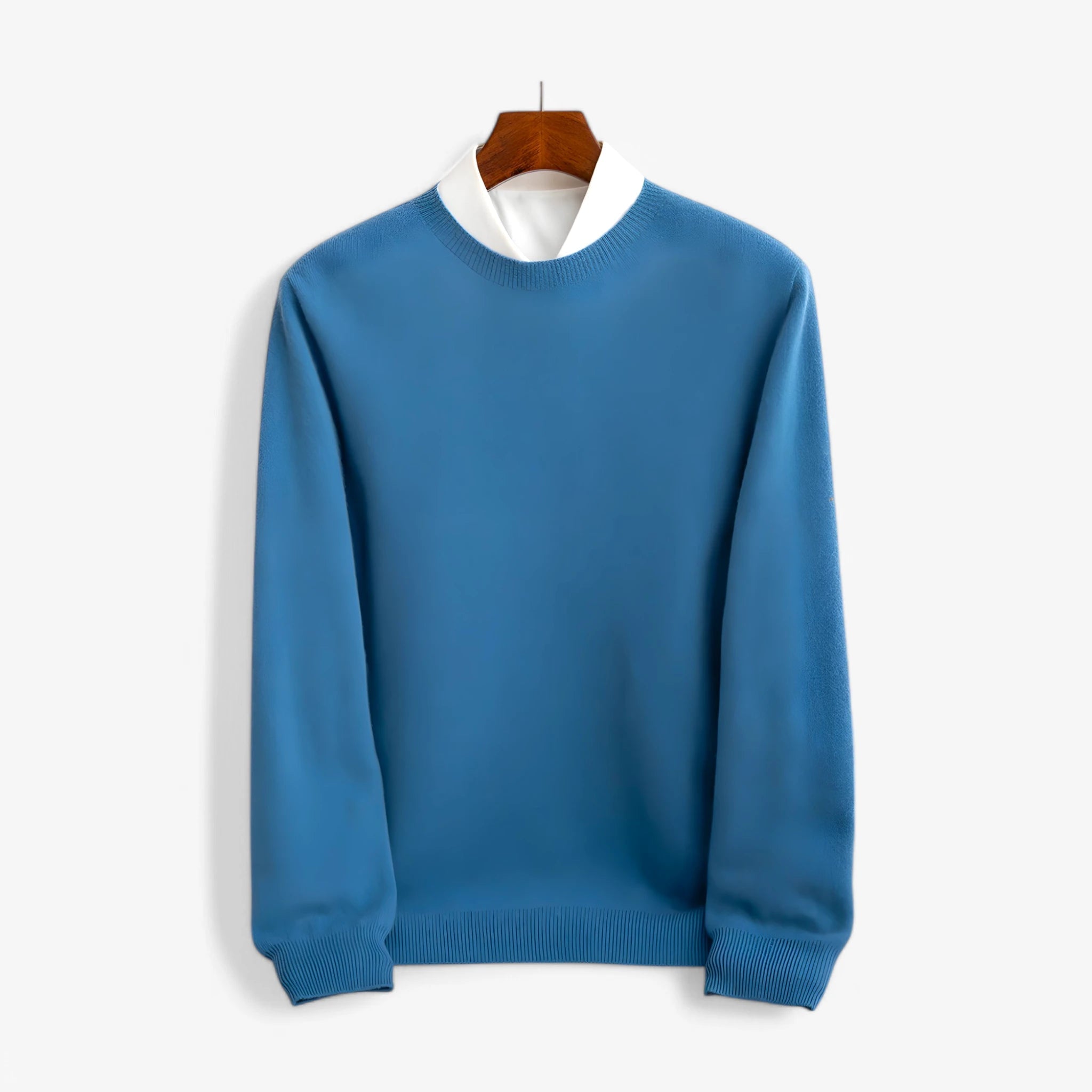 Woolen Crewneck Sweater Real Old Money